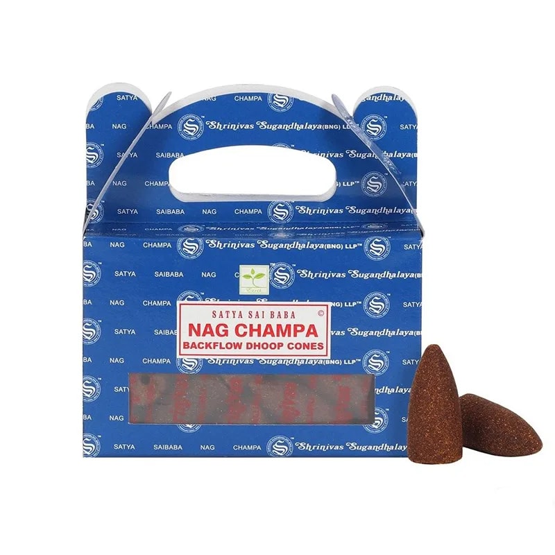 Благовония конус обратного тока Satya Nag Champa, Наг Чампа