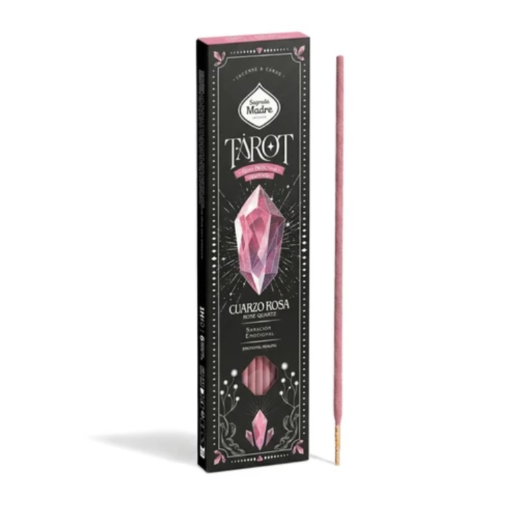 Благовония "Sagrada Madre Tarot Gems incense Rose Quartz" Розовый кварц