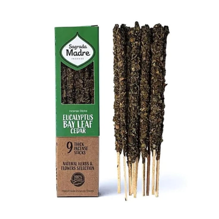 Благовония "Sagrada Madre Herbal incense Eucalyptus, Laurel & Cedar" Эвкалипт, лавр и кедр